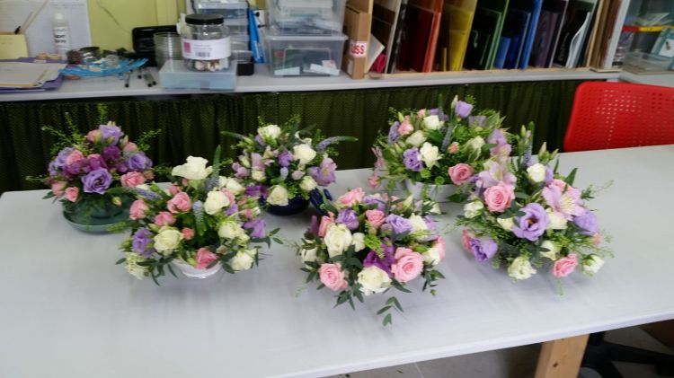 Flower arranging class April 2017