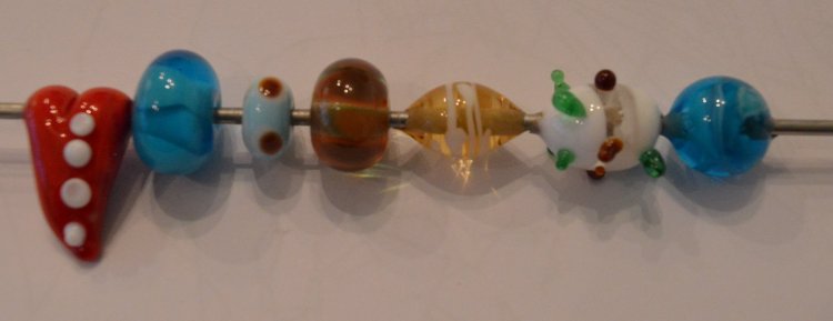 Lampwork hearts day