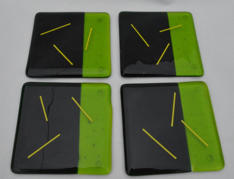 Coasters green